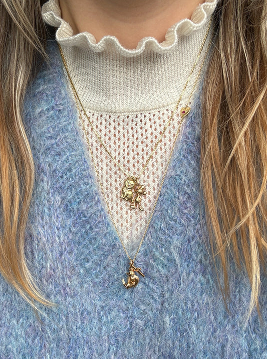 14 karaat gouden Mickey Mouse Disney cartoon hanger