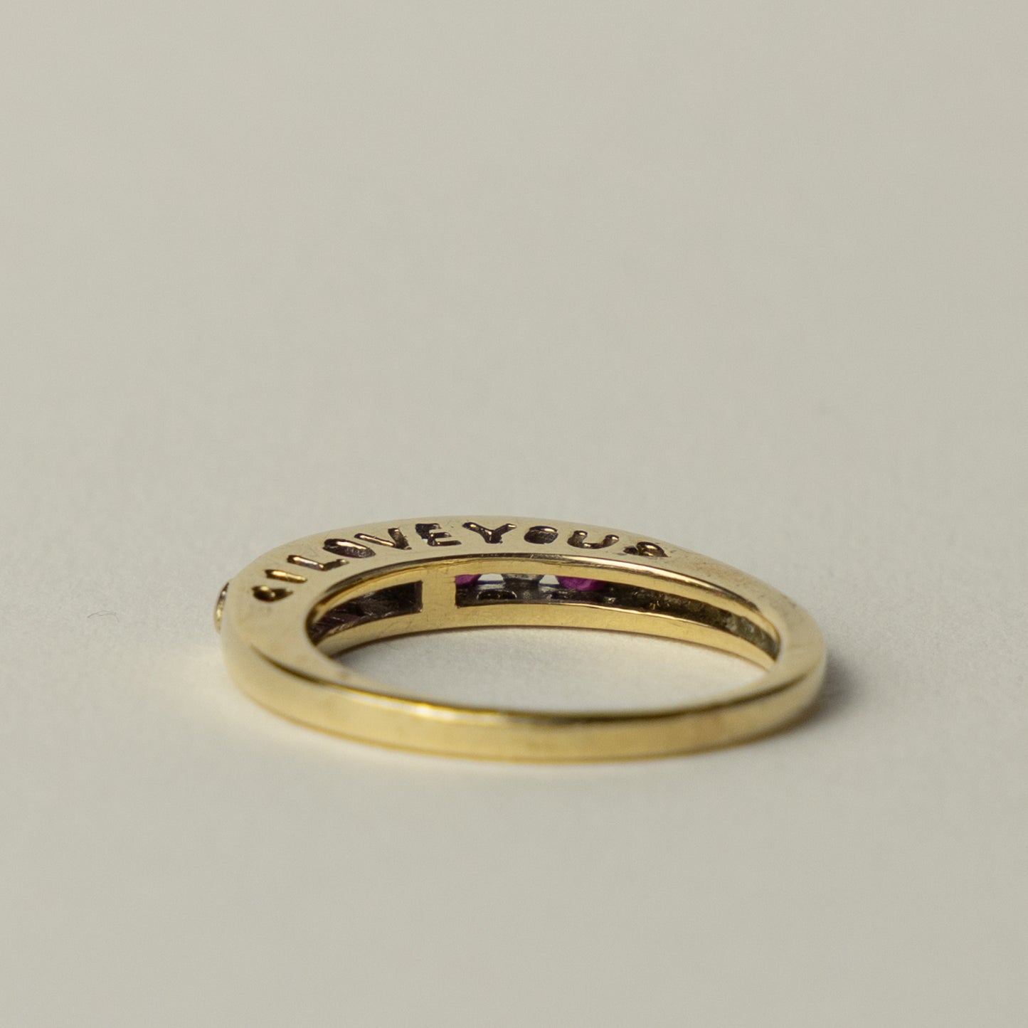 10 carat I LOVE YOU ring