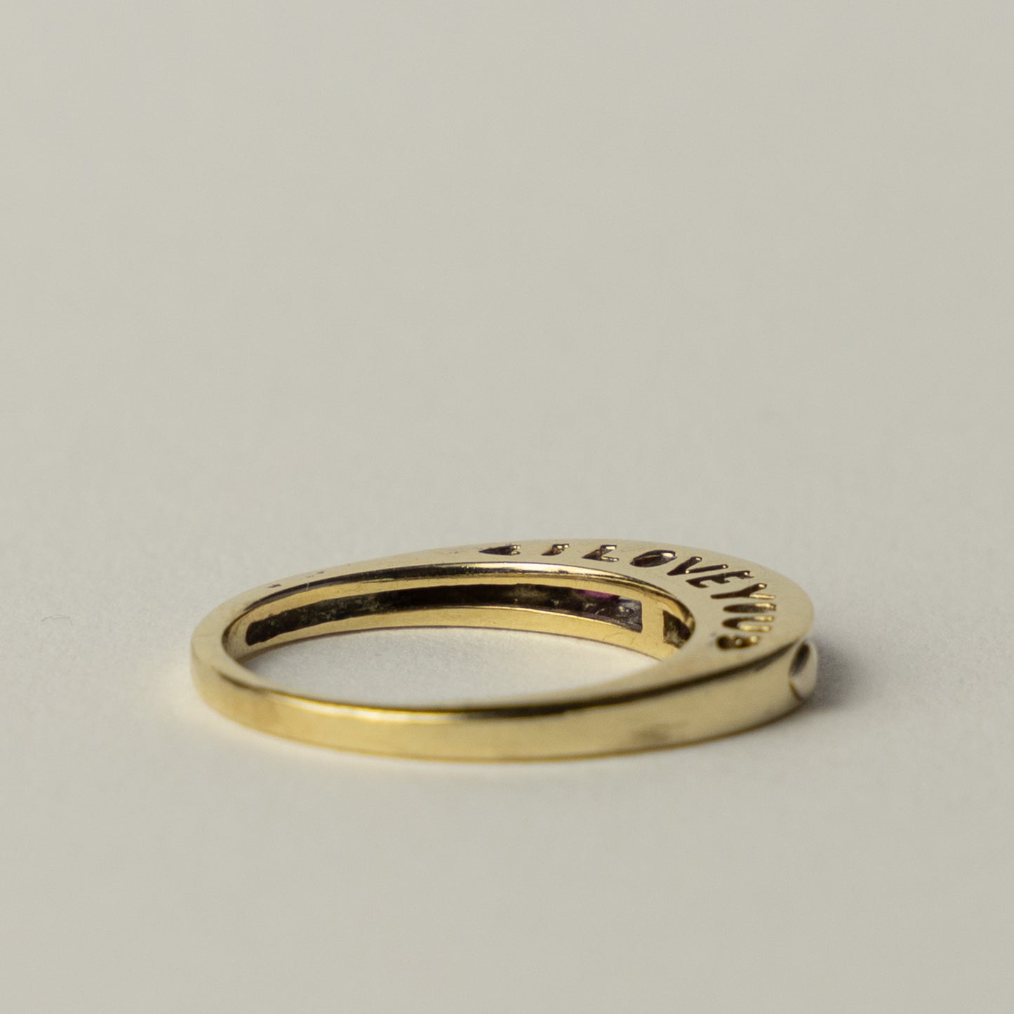 10 carat I LOVE YOU ring