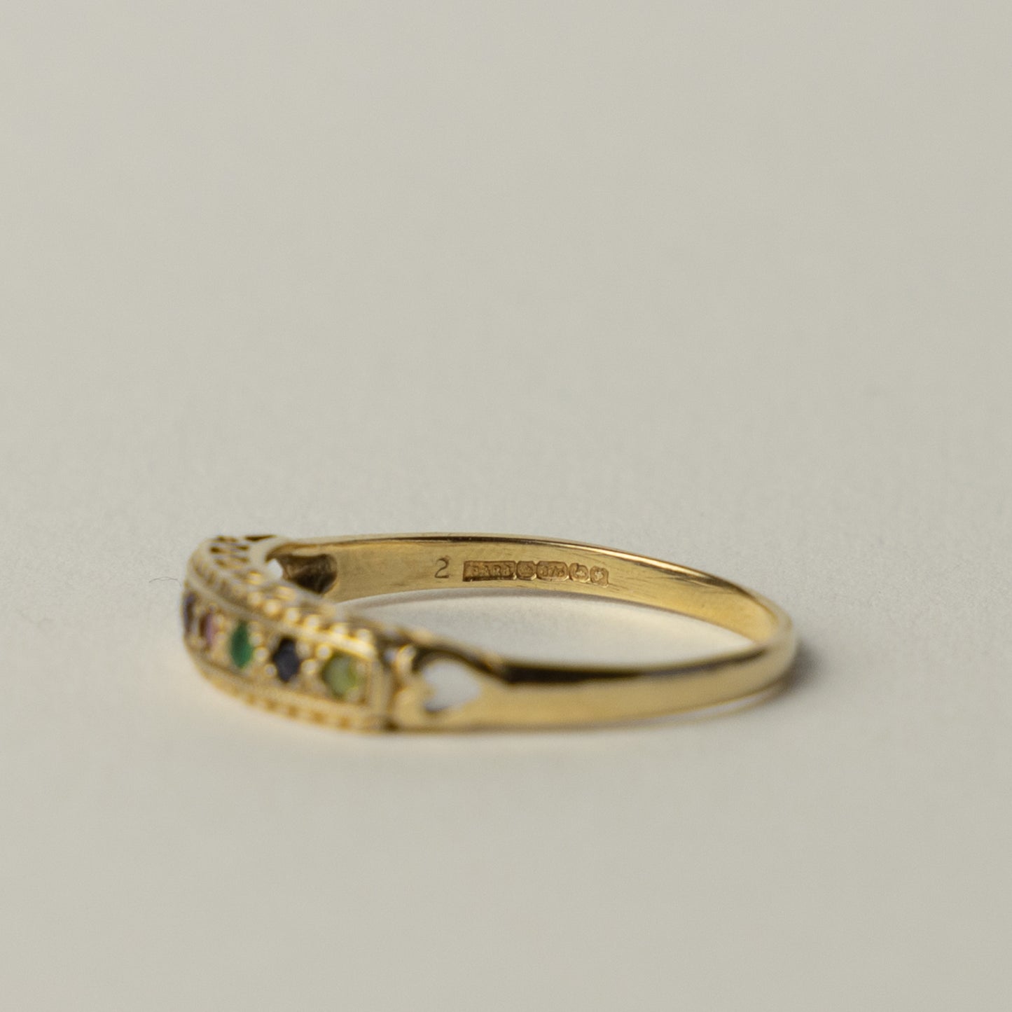 9 carat DEAREST ring