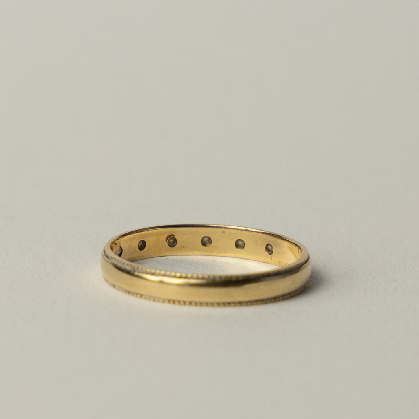 9 carat diamond starburst band ring
