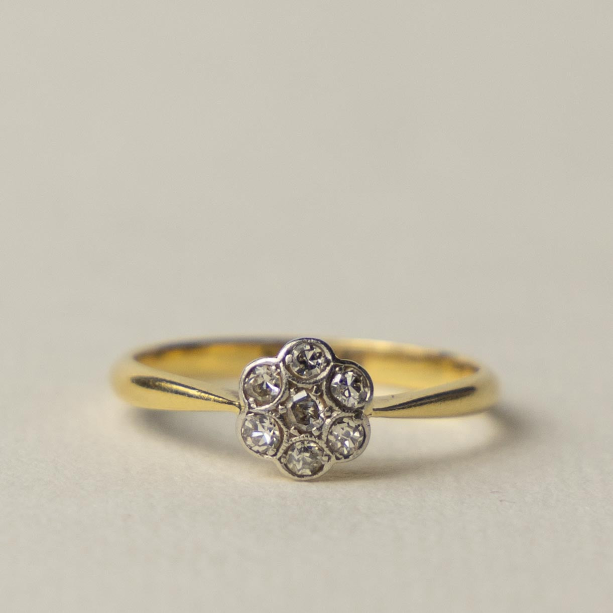 18ct antique Edwardian diamond ring