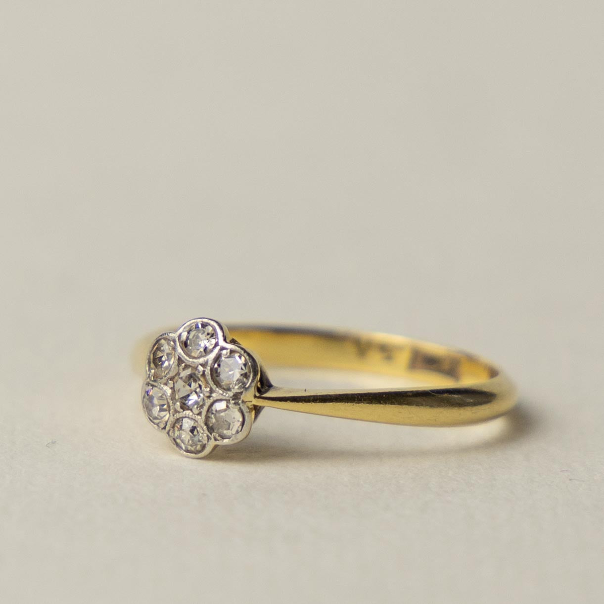 18ct antique Edwardian diamond ring
