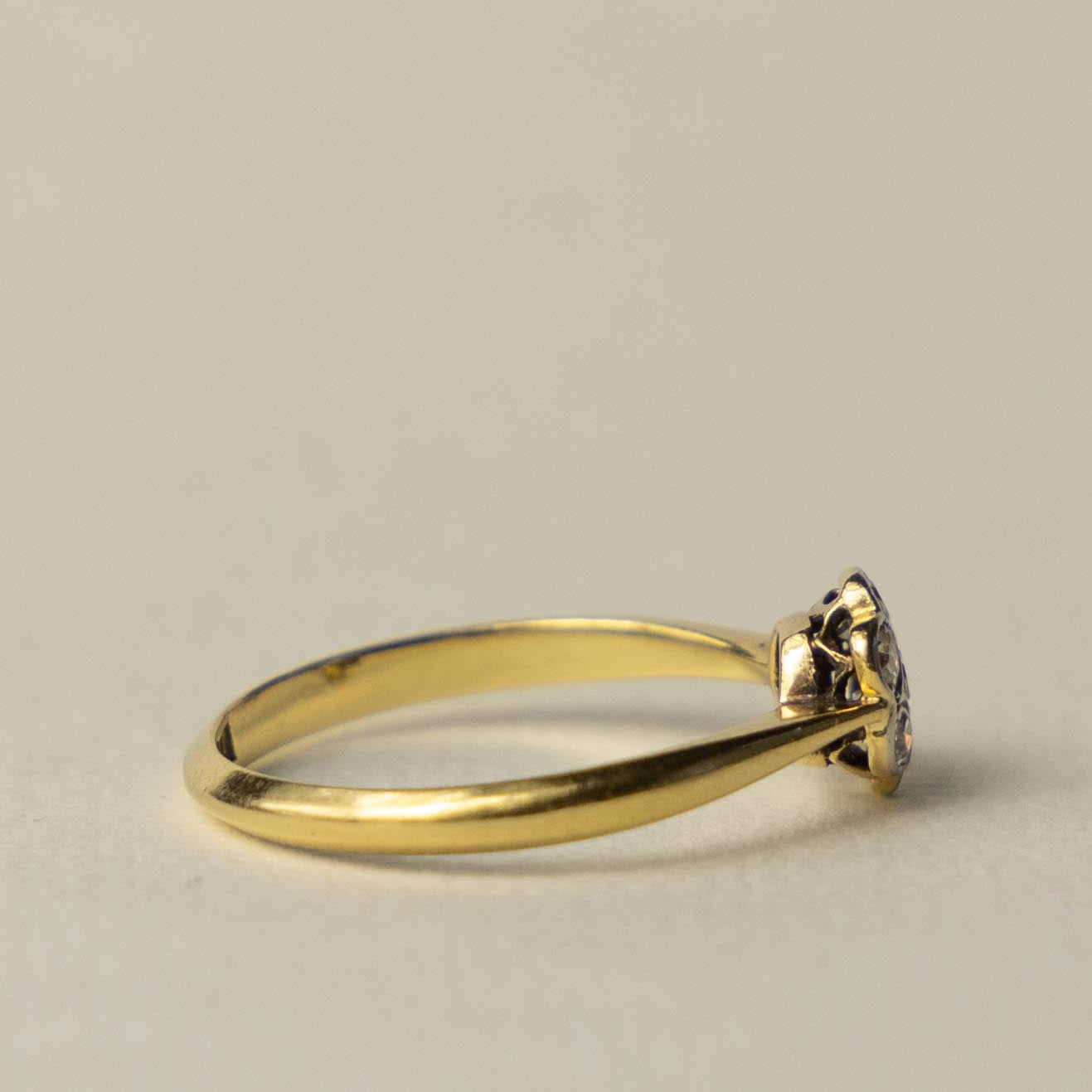 18ct antique Edwardian diamond ring