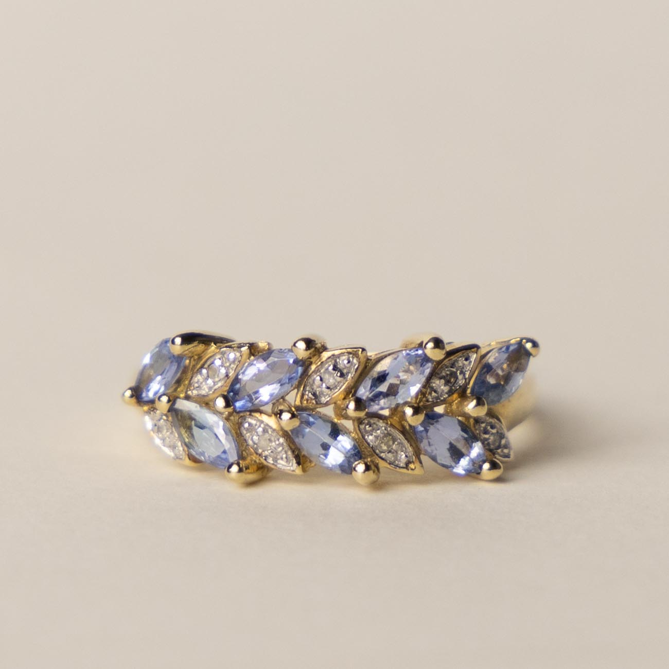 9ct tanzanite diamond