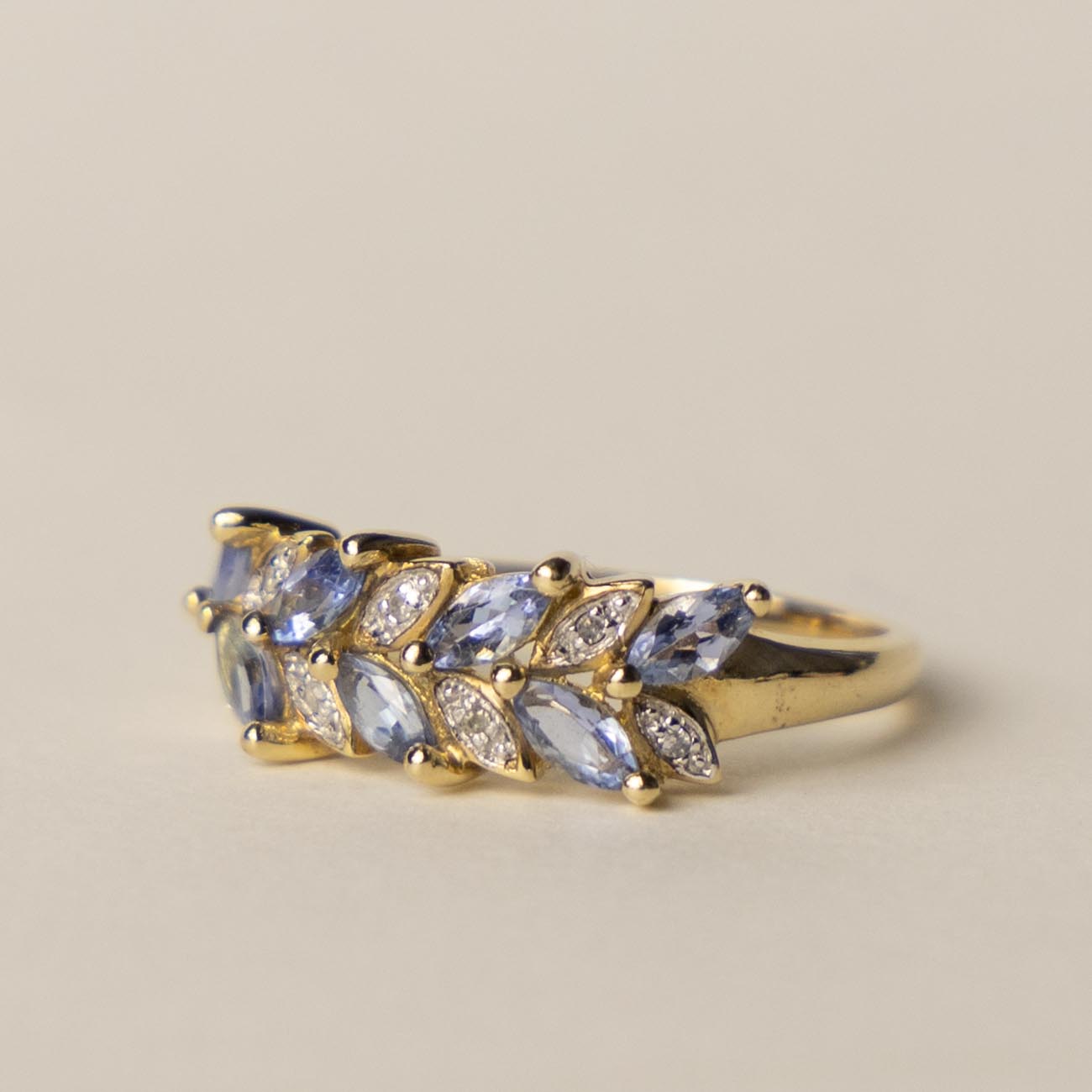 9ct tanzanite diamond