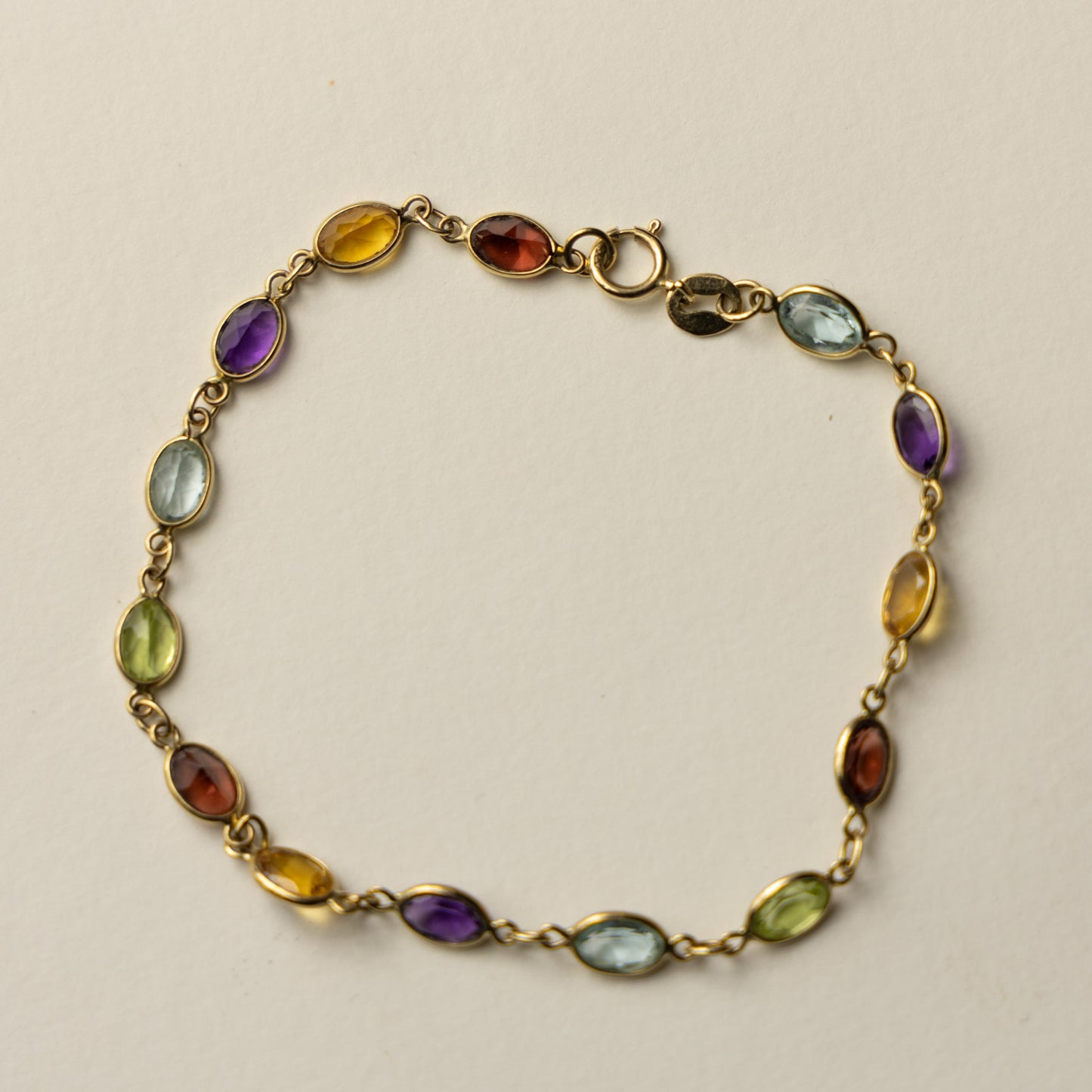 9ct gemstone bracelet