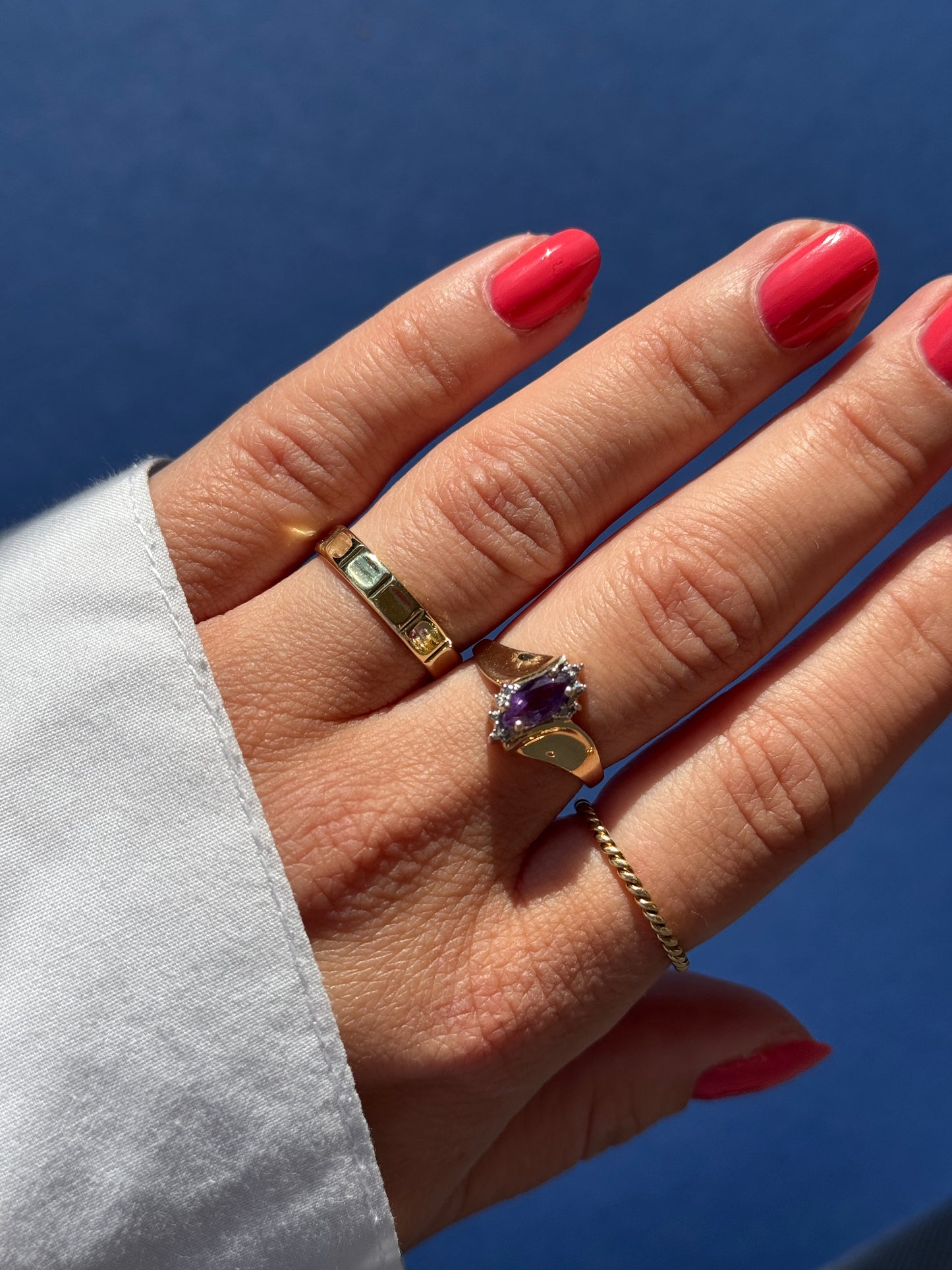 14 carat twisted ring