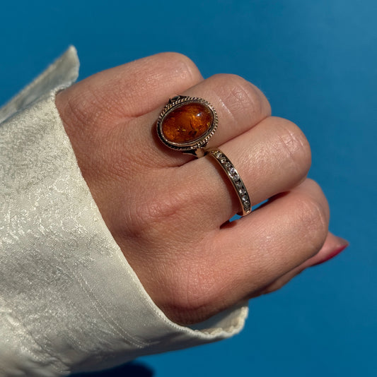 9 carat diamond band ring