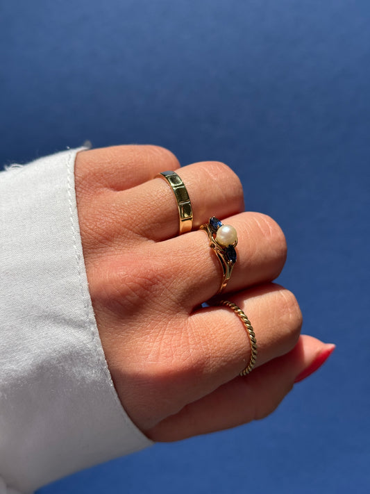 14 carat twisted ring