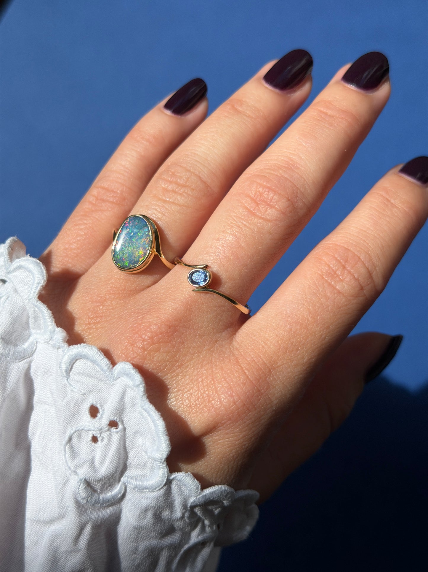 14ct opal ring