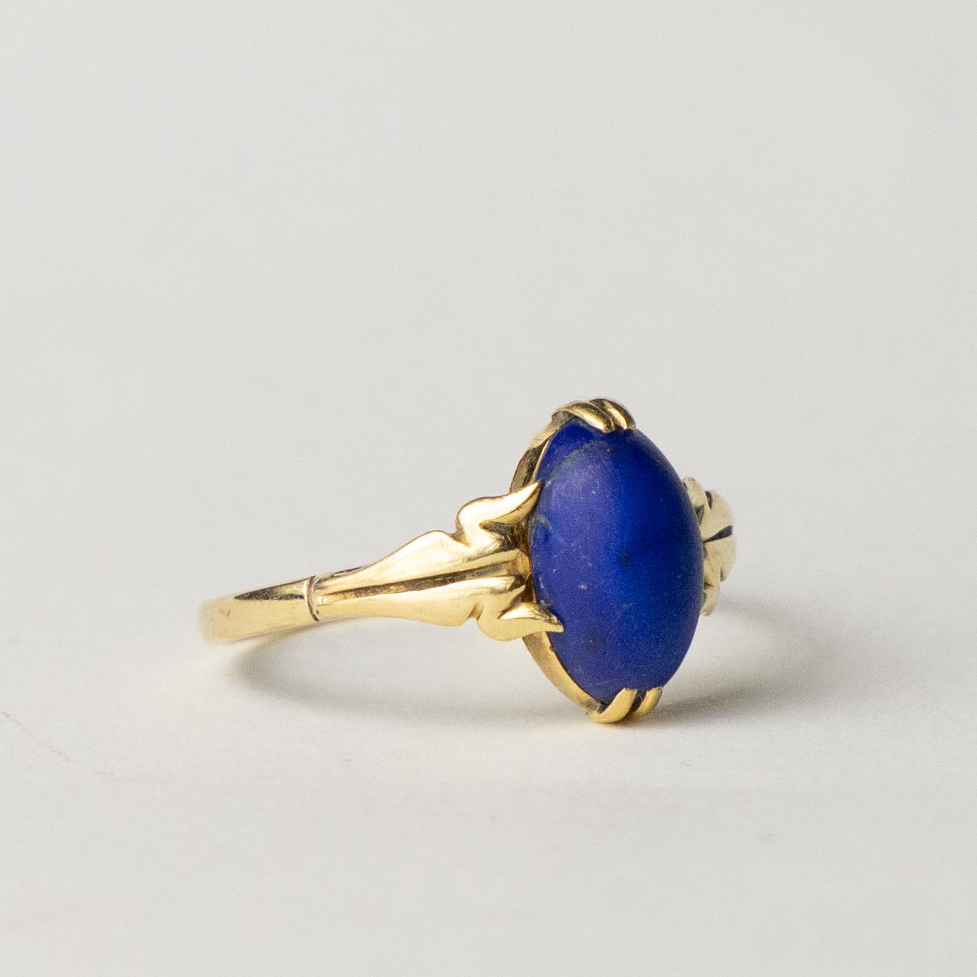 18ct lapis lazuli marquise ring