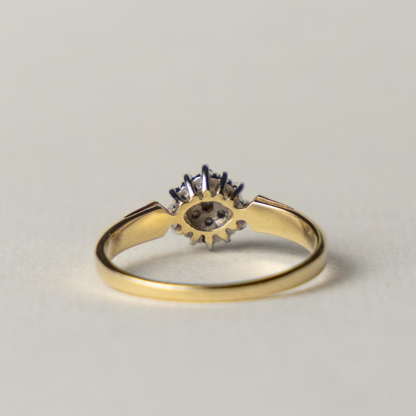 14ct diamond cluster ring