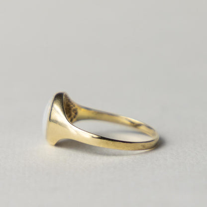 9ct opal signet ring