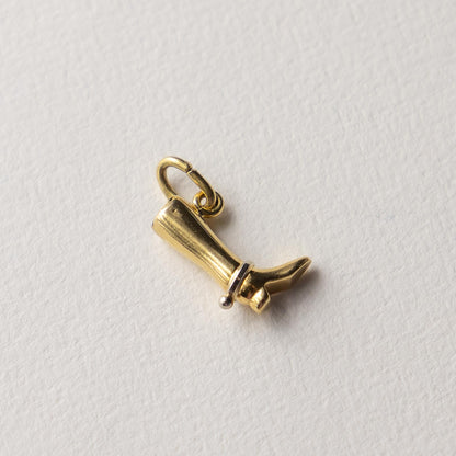 14ct boot pendant