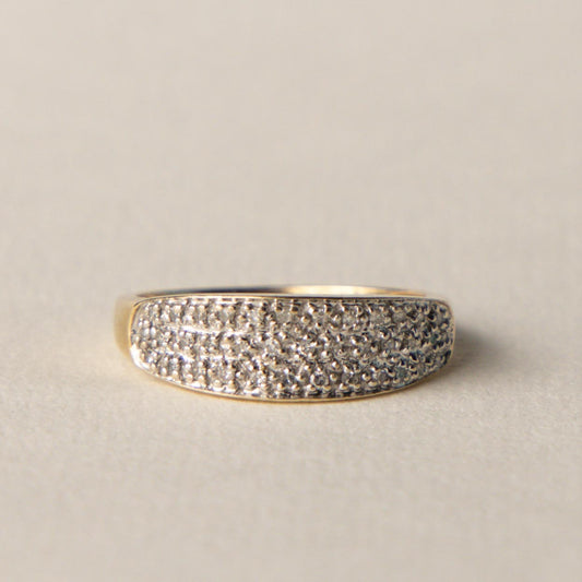 9ct diamond band ring