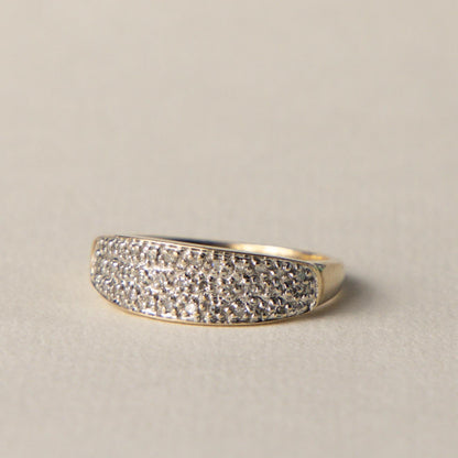 9ct diamond band ring