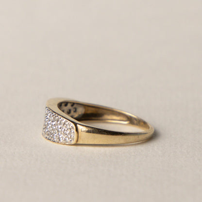 9ct diamond band ring