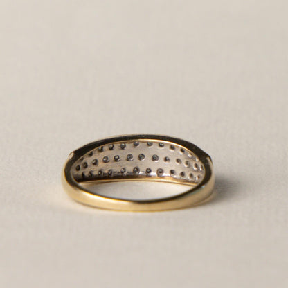 9ct diamond band ring