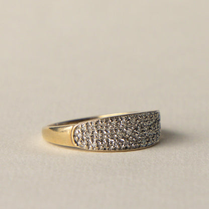 9ct diamond band ring