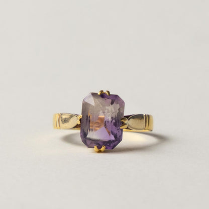 antique 22ct gold ametrine ring