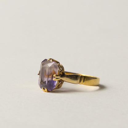 antique 22ct gold ametrine ring