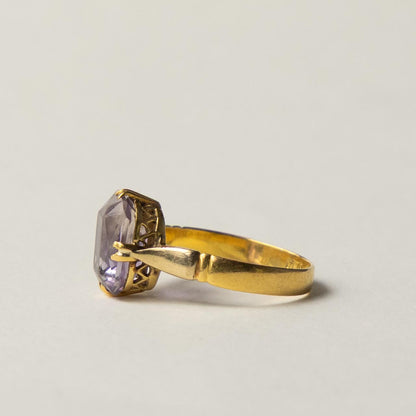 antique 22ct gold ametrine ring