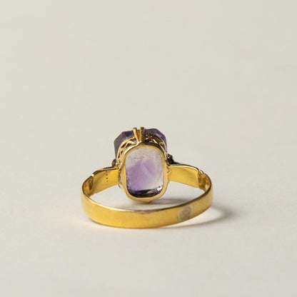 antique 22ct gold ametrine ring