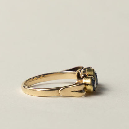 10ct spinel trilogy ring