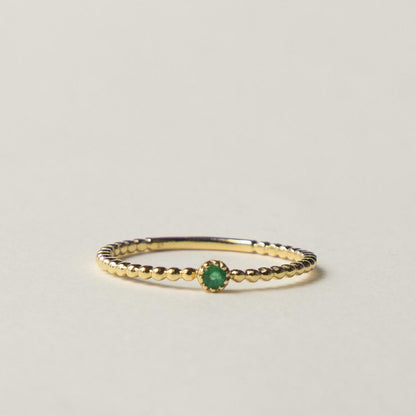 14ct emerald ring