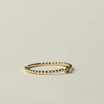 14ct emerald ring