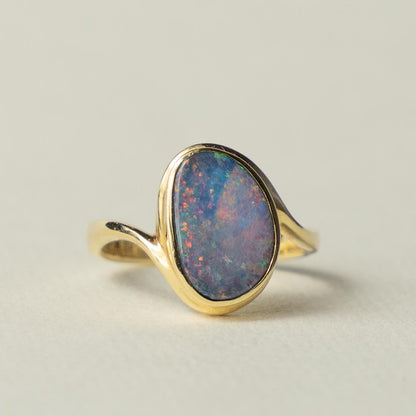 14ct opal ring