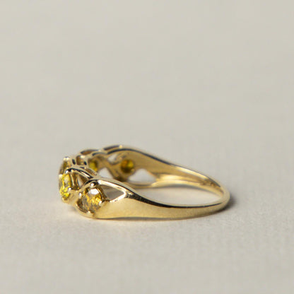 10ct diamond enhanced color ring