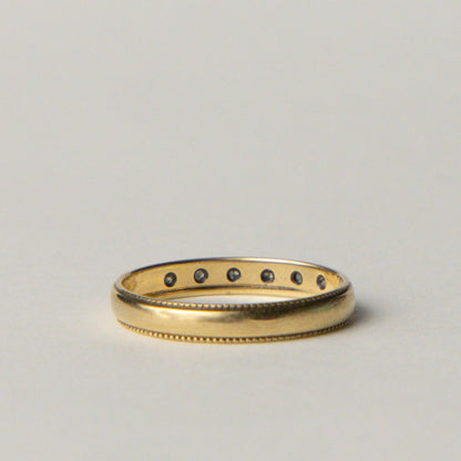 9ct starburst diamond row ring