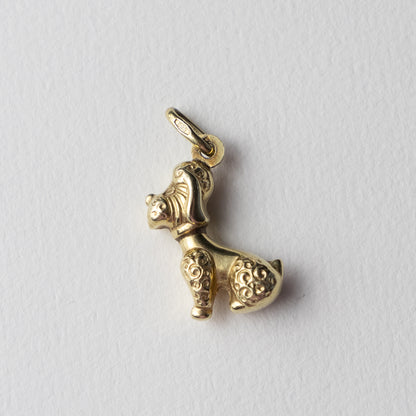 14 carat poodle pendant