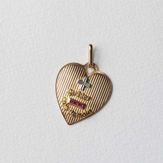 18 carat Augis love pendant