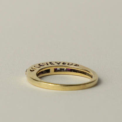 10 carat I LOVE YOU ring
