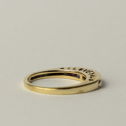 10 carat I LOVE YOU ring