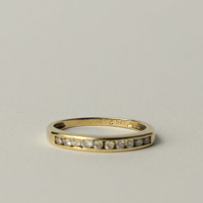 9 carat diamond band ring