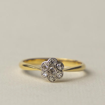 18ct antique Edwardian diamond ring