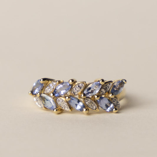 9ct tanzanite diamond