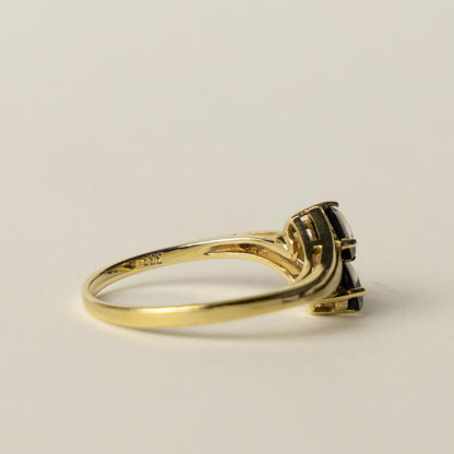 8ct opal twist ring