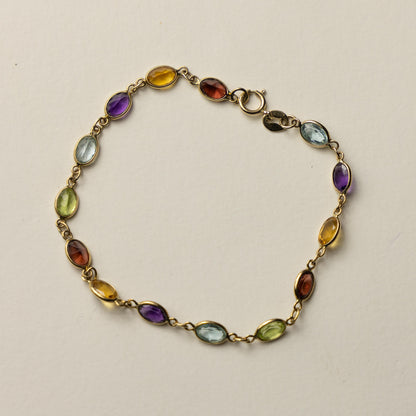 9ct gemstone bracelet