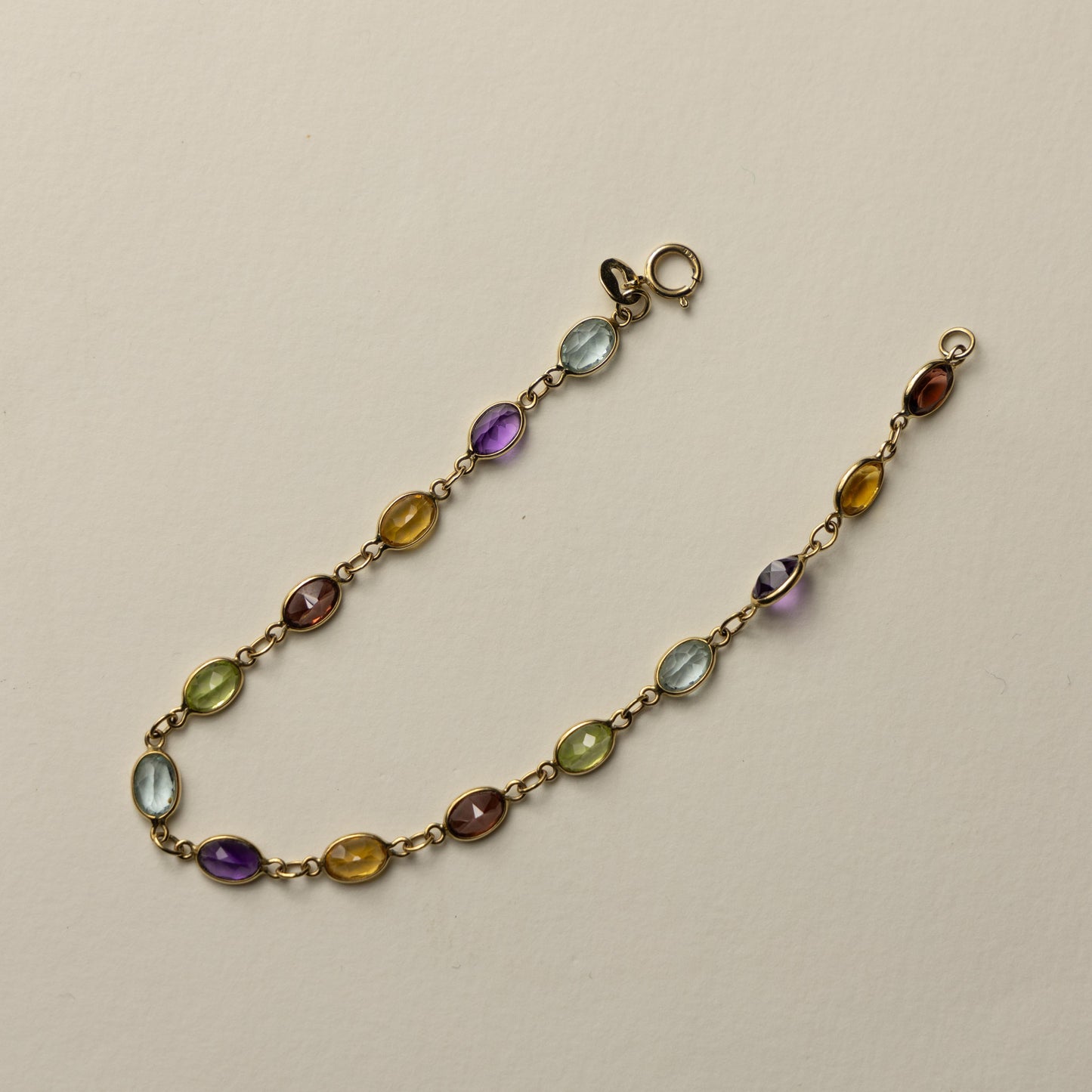 9ct gemstone bracelet
