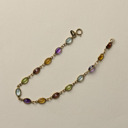 9ct gemstone bracelet