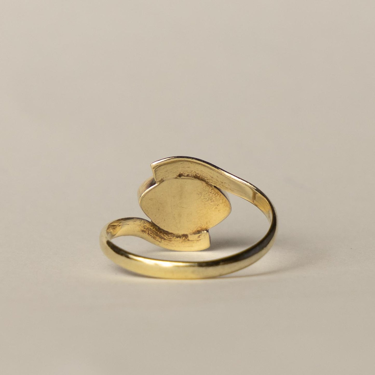 9ct fossil wood ring