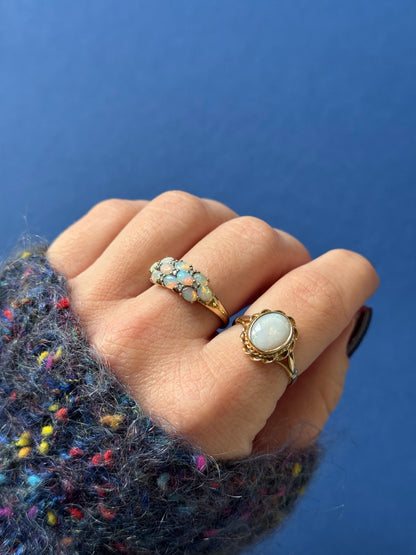 9ct opal solitaire