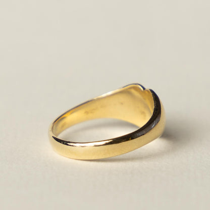 9ct heart signet