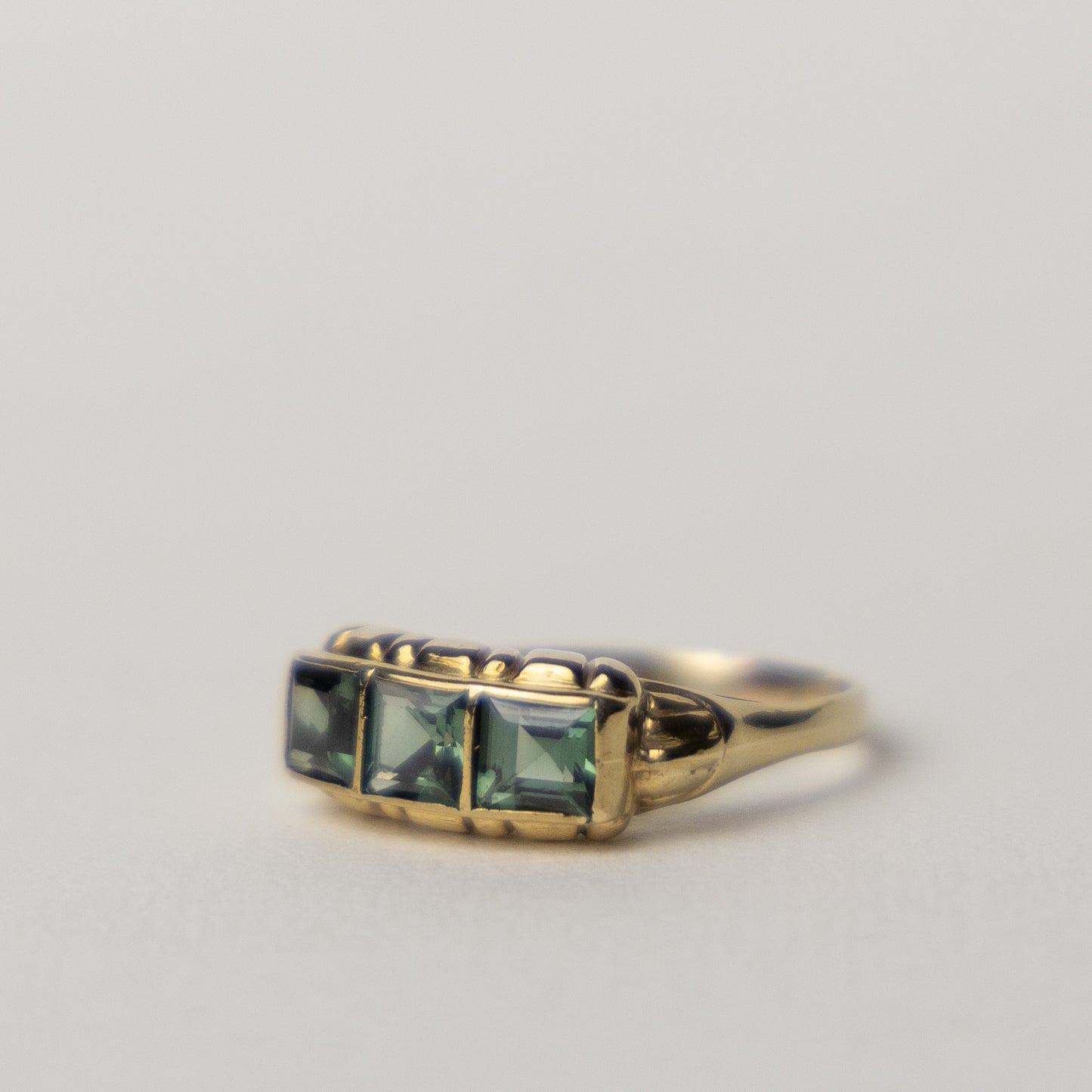 8 carat Art Deco tourmaline ring