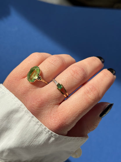 14ct spinel ring